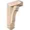 Ekena Millwork Olympic Arts and Crafts Smooth Bracket w/ Offset Brace, Douglas Fir, 5 1/2"W x 14"D x 22"H BKT0604X14X22OLY03SDF - alternate 1
